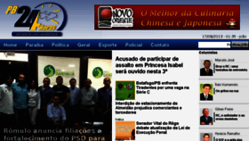 What Pb24horas.com.br website looked like in 2013 (10 years ago)