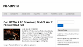 What Planetpc.in website looked like in 2013 (10 years ago)