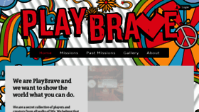 What Playbrave.org website looked like in 2013 (11 years ago)