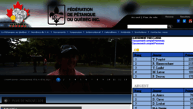What Petanque.qc.ca website looked like in 2013 (10 years ago)