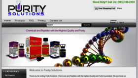What Purity-solutions.net website looked like in 2013 (10 years ago)