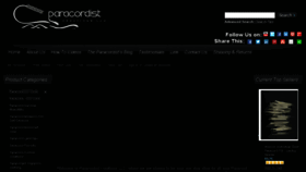 What Paracordist.com website looked like in 2013 (10 years ago)