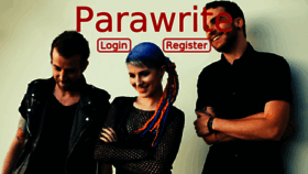 What Parawrite.com website looked like in 2013 (10 years ago)