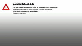 What Paintballshop24.de website looked like in 2013 (10 years ago)