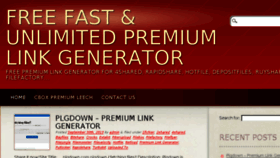 What Premiumlinkgenerator.info website looked like in 2013 (10 years ago)
