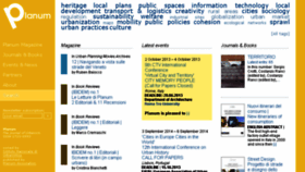What Planum.net website looked like in 2013 (10 years ago)