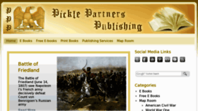 What Picklepartnerspublishing.com website looked like in 2013 (10 years ago)