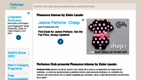 What Perfumesclub.info website looked like in 2013 (10 years ago)