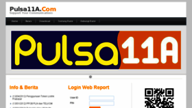 What Pulsa11a.com website looked like in 2013 (10 years ago)