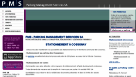 What Pms-parkings.ch website looked like in 2013 (10 years ago)