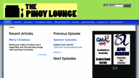 What Pinoytv.com website looked like in 2011 (13 years ago)