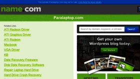 What Paralaptop.com website looked like in 2013 (10 years ago)