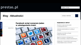 What Prestashop.pl website looked like in 2013 (10 years ago)
