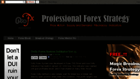 What Proforexstrategy.com website looked like in 2013 (10 years ago)