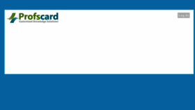 What Profscard.com website looked like in 2013 (10 years ago)