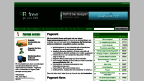 What Pr-free.de website looked like in 2013 (10 years ago)