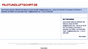 What Pilotundluftschiff.de website looked like in 2013 (10 years ago)