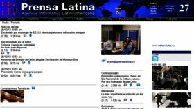 What Prensalatina.com.mx website looked like in 2013 (10 years ago)
