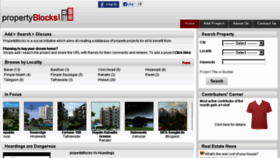 What Propertyblocks.com website looked like in 2013 (10 years ago)