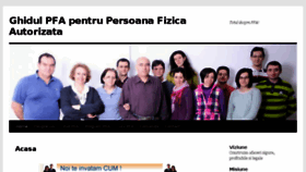 What Pfa-consultanta.ro website looked like in 2013 (10 years ago)