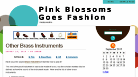 What Pinkblossoms.net website looked like in 2013 (10 years ago)