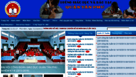 What Pgddttanphu.edu.vn website looked like in 2013 (10 years ago)