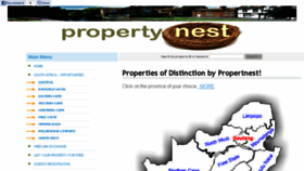 What Propertynest.co.za website looked like in 2013 (10 years ago)