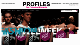 What Profiles.es website looked like in 2013 (10 years ago)