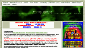 What Prirodnilijekovi.com website looked like in 2013 (10 years ago)