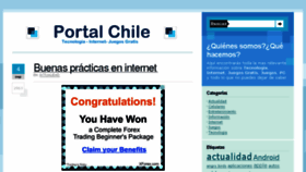 What Portalchile.org website looked like in 2013 (10 years ago)