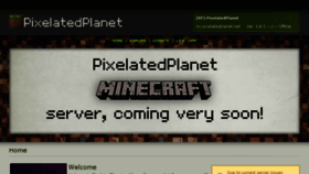What Pixelatedplanet.net website looked like in 2013 (10 years ago)