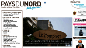What Paysdunord.fr website looked like in 2013 (10 years ago)