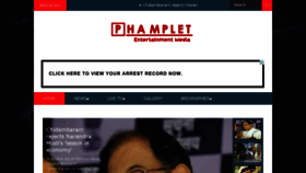 What Phamplet.com website looked like in 2013 (10 years ago)
