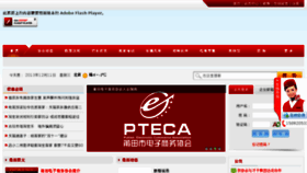 What Pteca.com website looked like in 2013 (10 years ago)