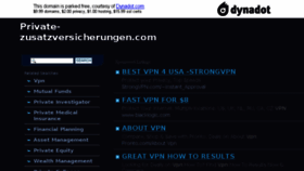 What Private-zusatzversicherungen.com website looked like in 2013 (10 years ago)