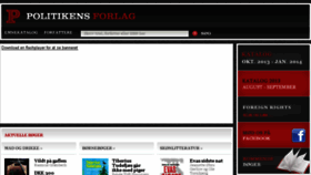 What Polforlag.dk website looked like in 2013 (10 years ago)