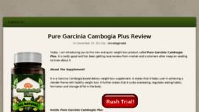 What Puregarciniacambogiaplussite.com website looked like in 2013 (10 years ago)