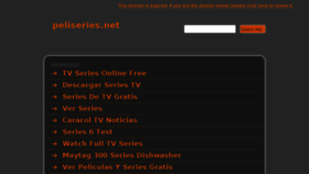 What Peliseries.net website looked like in 2013 (10 years ago)