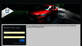 What Portal.mazdaeur.com website looked like in 2013 (10 years ago)
