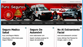 What Puroseguros.com website looked like in 2014 (10 years ago)