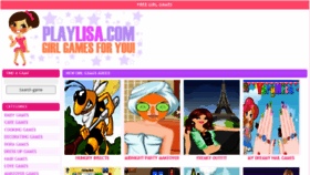 What Playlisa.com website looked like in 2014 (10 years ago)