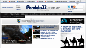 What Paralelo32.com.ar website looked like in 2014 (10 years ago)