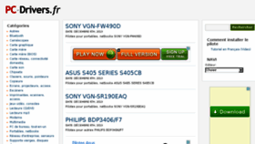 What Pc-drivers.fr website looked like in 2014 (10 years ago)