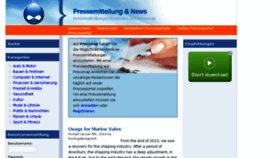 What Pressmap.de website looked like in 2014 (10 years ago)