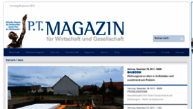 What Pt-magazin.de website looked like in 2014 (10 years ago)