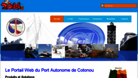 What Portdecotonou.com website looked like in 2014 (10 years ago)