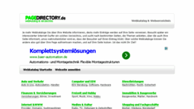 What Pagedirectory.de website looked like in 2014 (10 years ago)