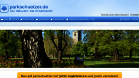 What Parkschuetzer.de website looked like in 2014 (10 years ago)