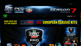 What Pes-league.gr website looked like in 2014 (10 years ago)