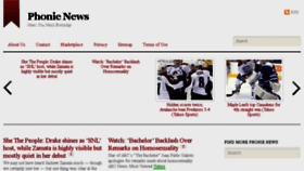 What Phonienews.com website looked like in 2014 (10 years ago)